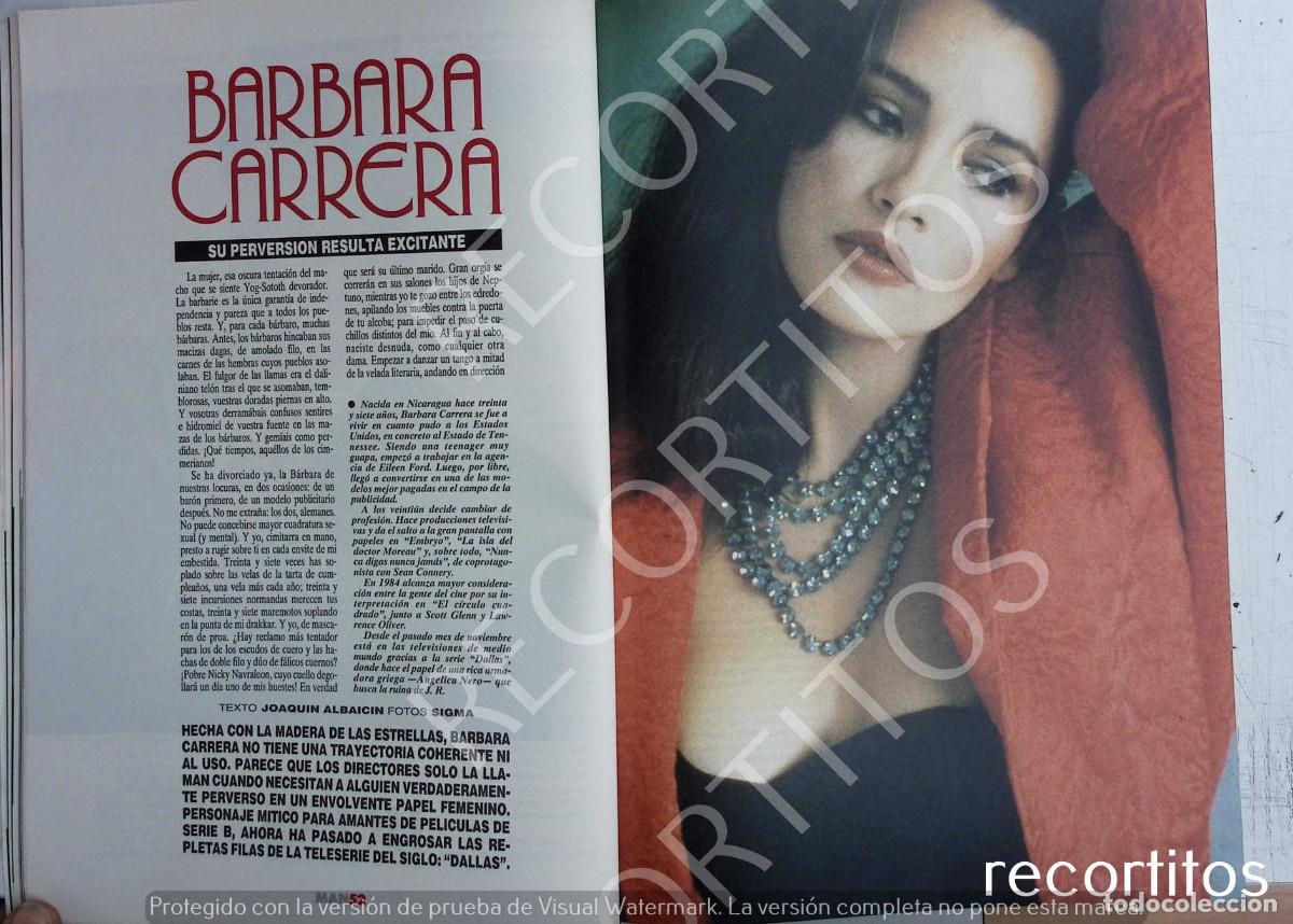 Coleccionismo de revistas y peri&oacute;dicos: BARBARA CARRERA