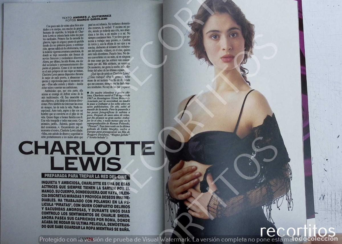 Coleccionismo de revistas y peri&oacute;dicos: CHARLOTTE LEWIS