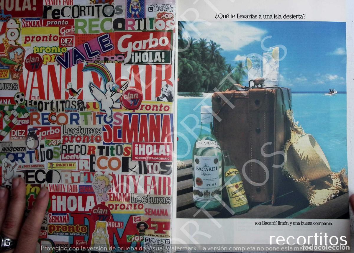 Coleccionismo de revistas y peri&oacute;dicos: BACARDI RON ANUNCIO PUBLICIDAD