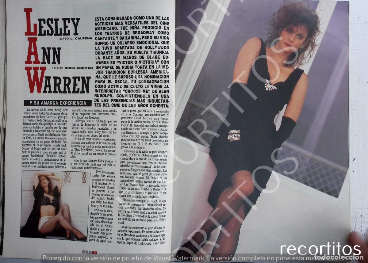 Coleccionismo de revistas y peri&oacute;dicos: LESLEY ANN WARREN PIN UPS
