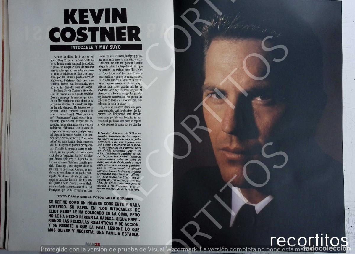 Coleccionismo de revistas y peri&oacute;dicos: KEVIN COSTNER
