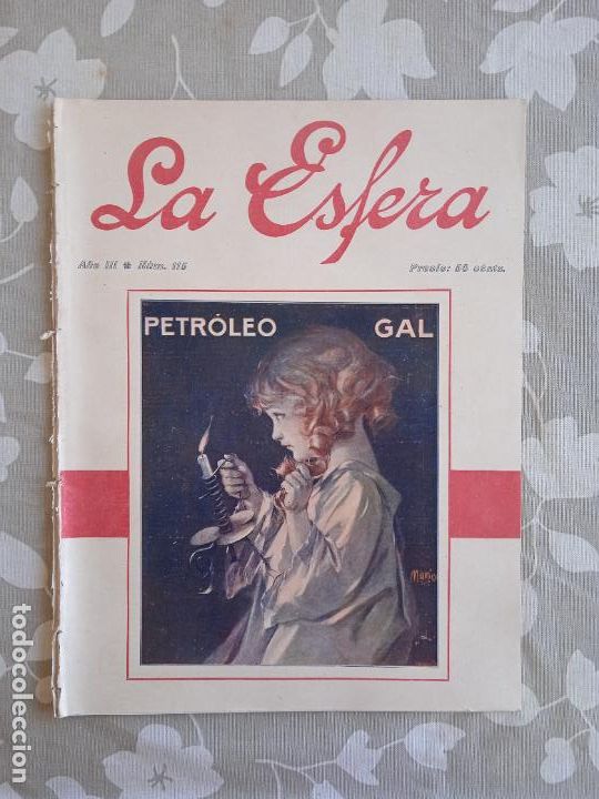 Coleccionismo de Revistas y Peri&oacute;dicos: LA ESFERA. A&Ntilde;O III. N&ordm; 115. MARZO 1916. FELIPE IV, CUADRO DE VELAZQUEZ, EN EL MUSEO DEL PRADO. LEER
