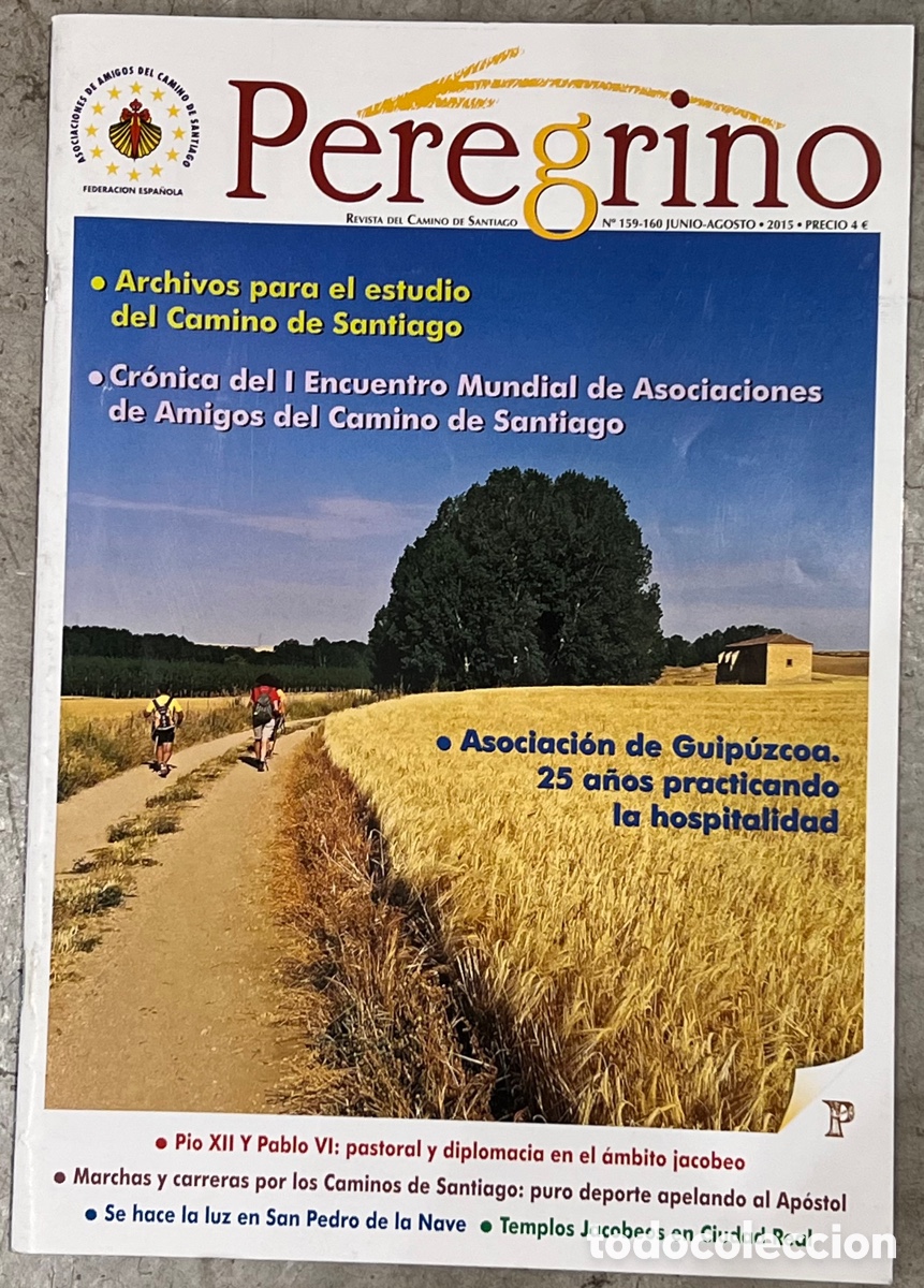 Colecionismo de Revistas e Jornais: Revista del Camino De Santiago. PEREGRINO. 2015.