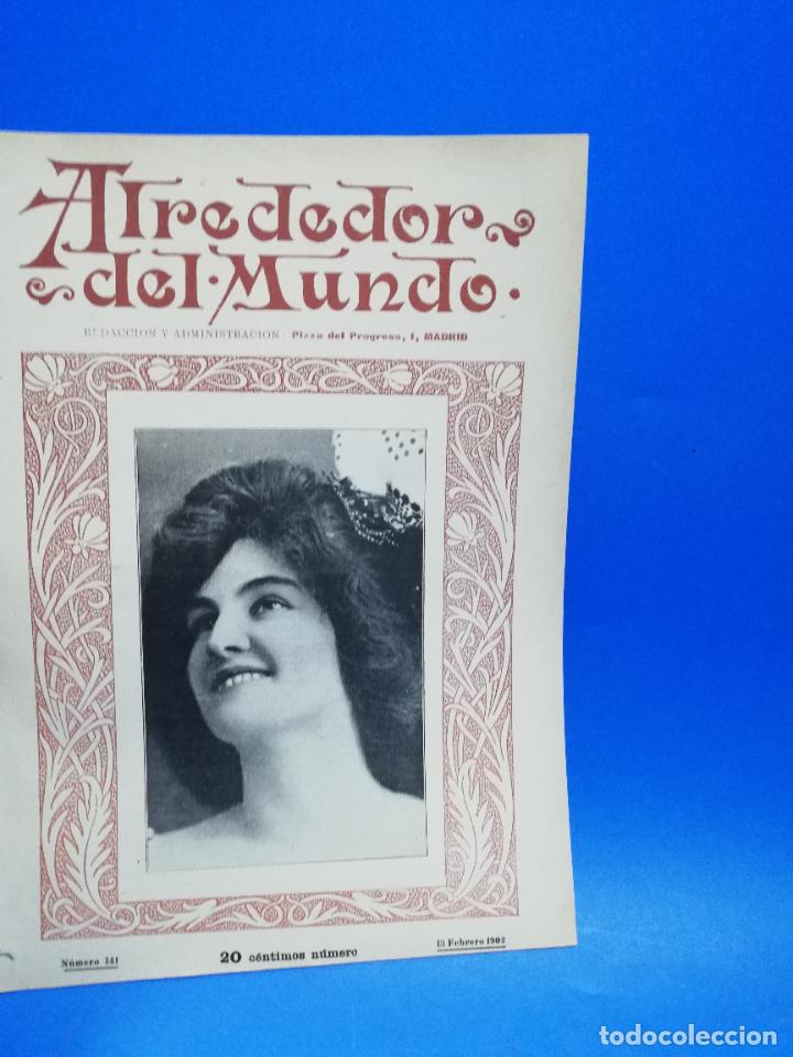 Coleccionismo de Revistas y Peri&oacute;dicos: ALREDEDOR DEL MUNDO. A&Ntilde;O 1902. N&ordm; 141. RECUERDOS CURIOSOS DE V&Iacute;CTOR HUGO. ESCULTURAS DE NIEVE...LEER