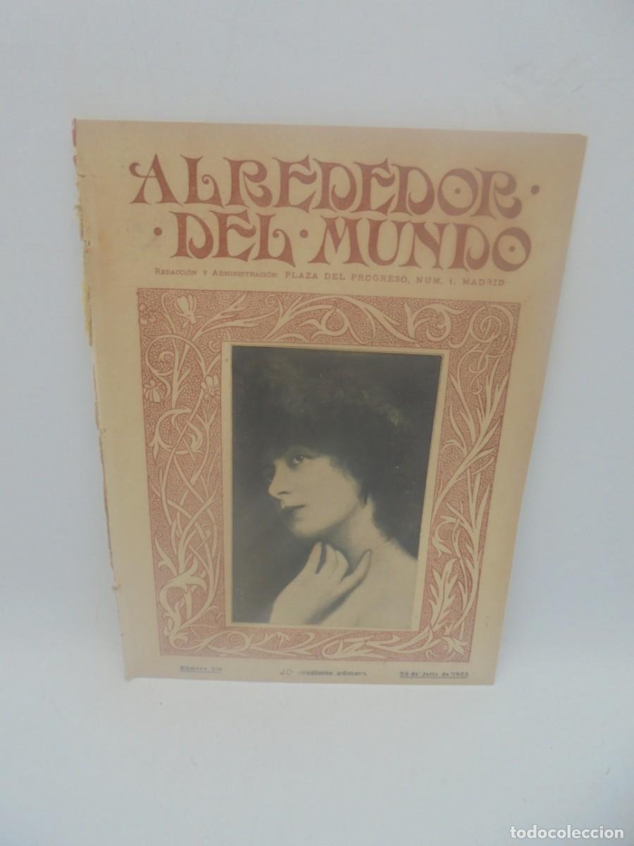 Collection Magazines and Newspapers: ALREDEDOR DEL MUNDO. A&Ntilde;O 1903. N&ordm; 216. EL C&Iacute;MBALO DE SALAMANCA. UNA BOTICA POR DENTRO. LA LUZ. .LEER