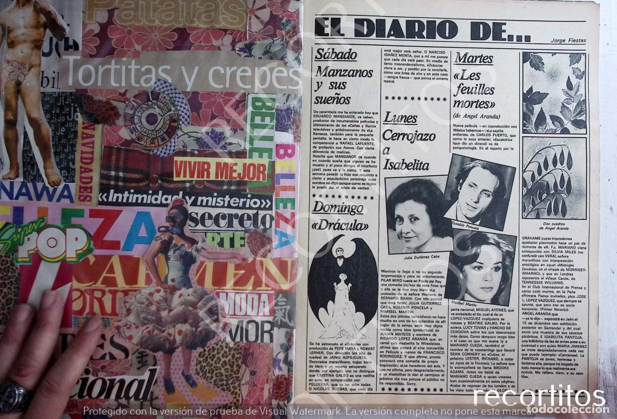 Coleccionismo de Revistas y Peri&oacute;dicos: eusebio poncela maribel martina gutierrez caba julia dracula