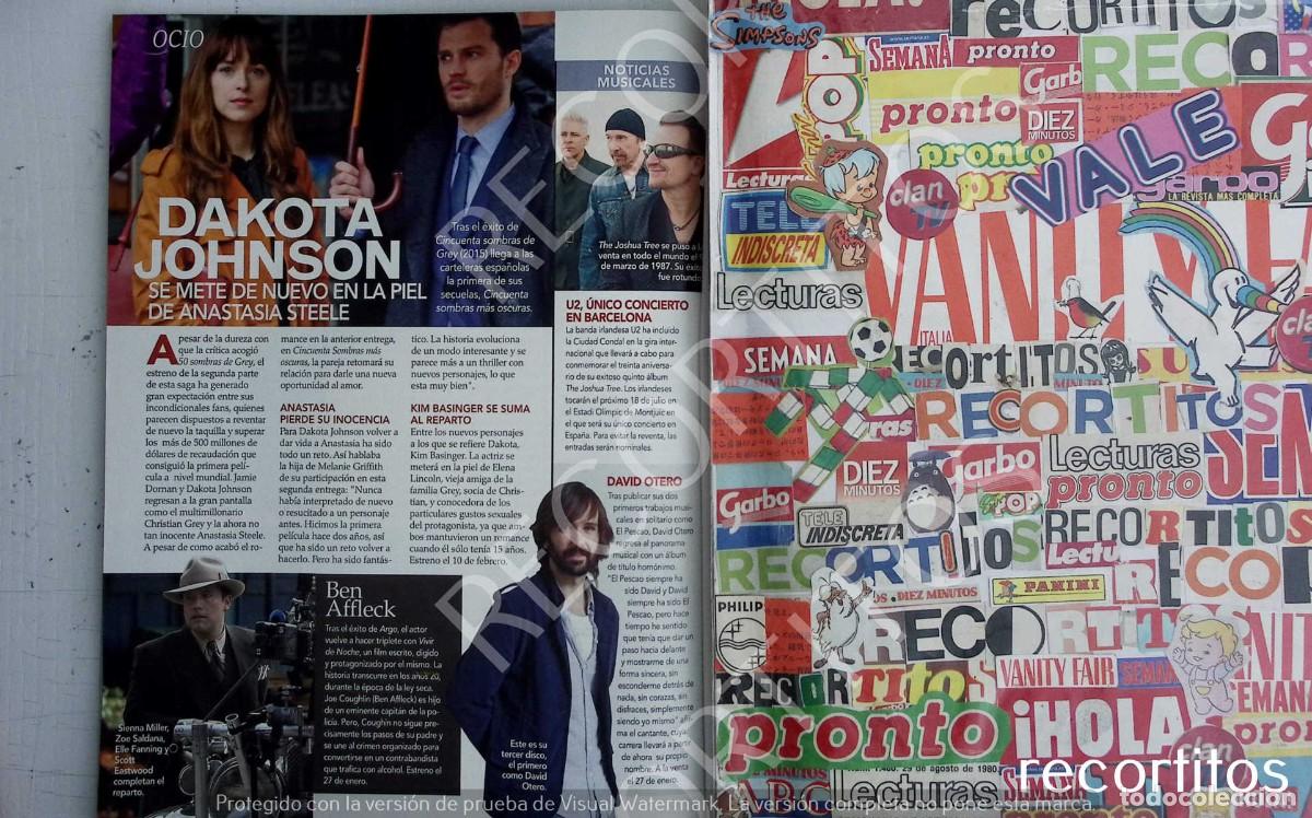 Coleccionismo de Revistas y Peri&oacute;dicos: dakota johnson bono u2 ben affleck david otero