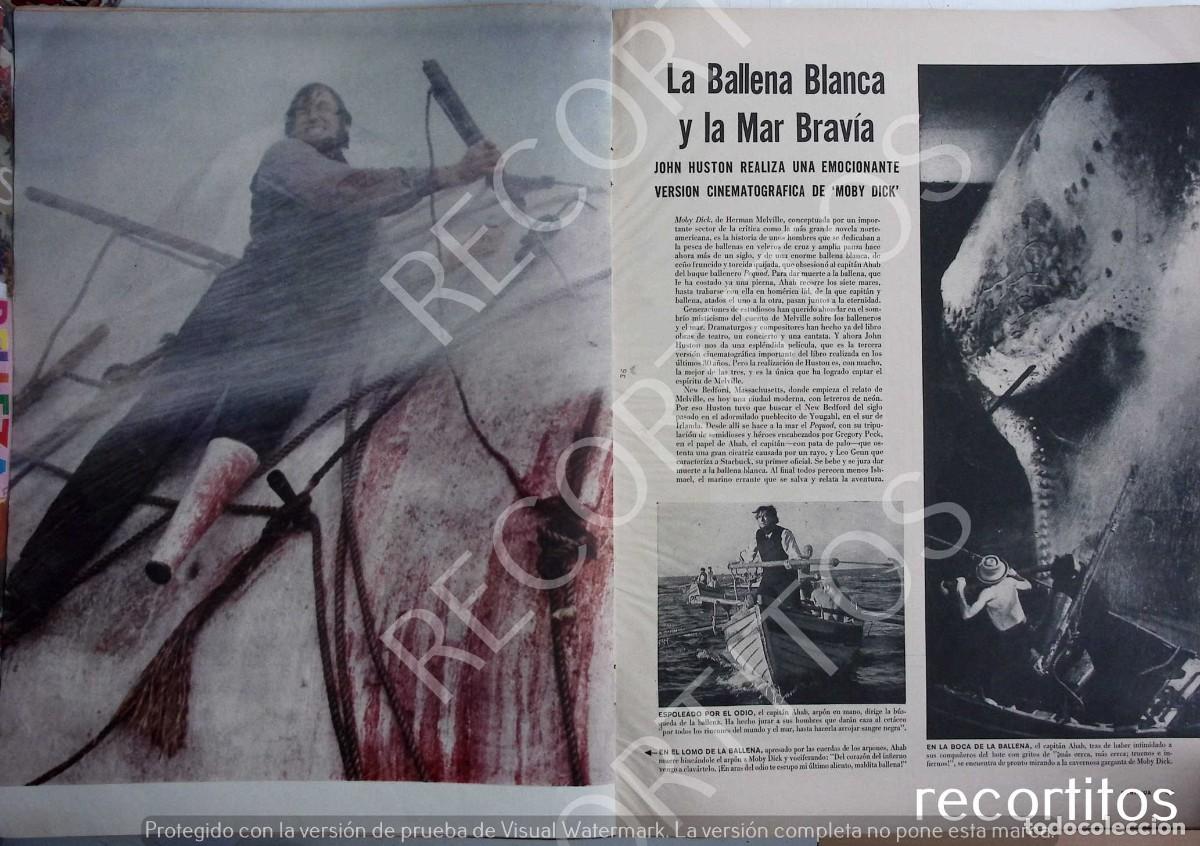 Coleccionismo de Revistas y Peri&oacute;dicos: mobydick gregory peck 1956