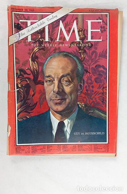 Coleccionismo de Revistas y Peri&oacute;dicos: The Rothschilds Today. Guy de Rothschild. Time December 20, 1963
