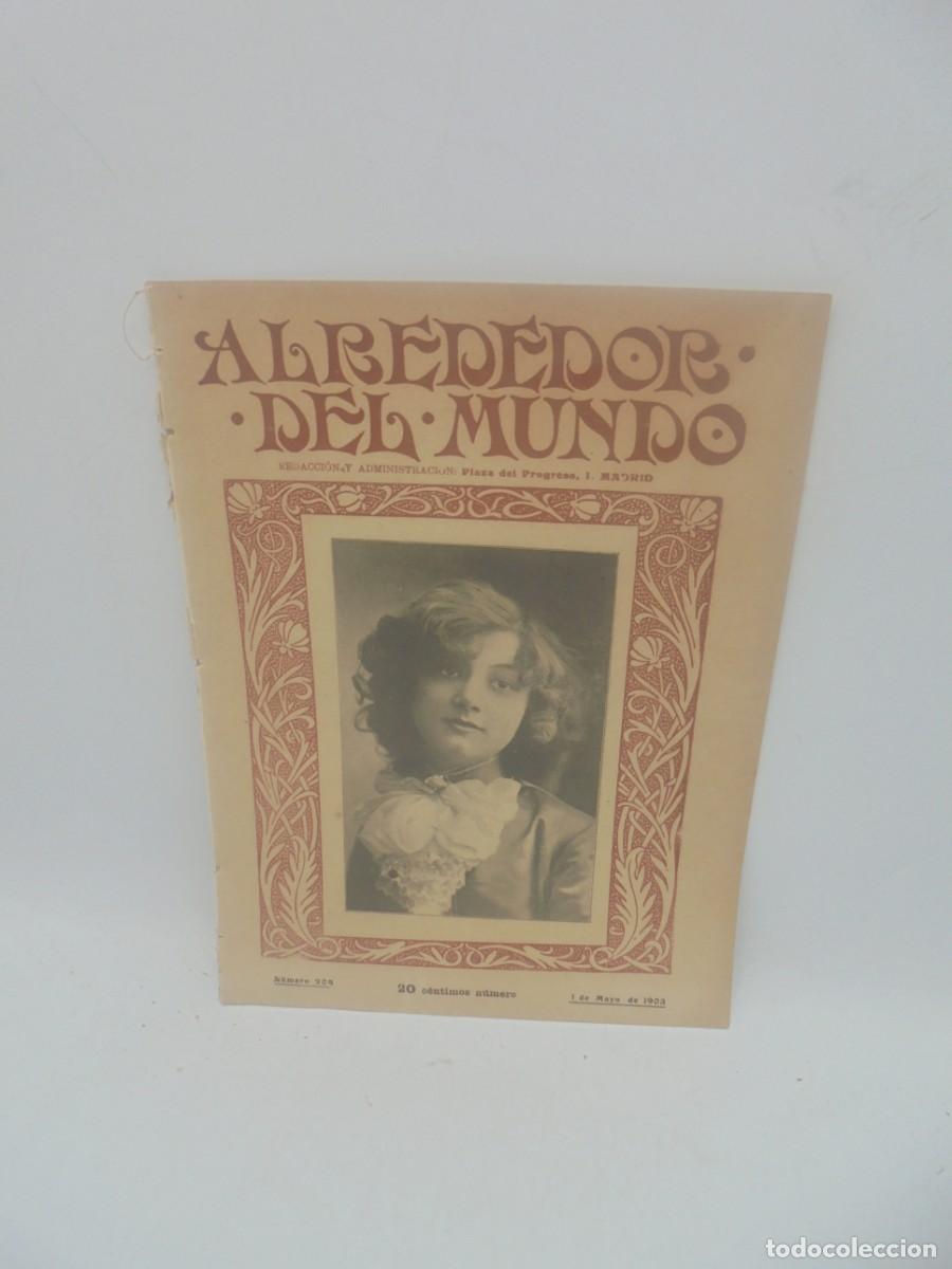 Collection Magazines and Newspapers: ALREDEDOR DEL MUNDO. A&Ntilde;O 1903. N&ordm; 204. DAOIZ Y VELARDE, SUS RELIQUIAS, SU HISTORIA MILITAR.....LEER