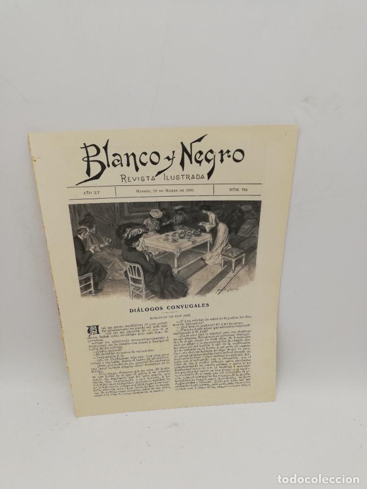 Collection Magazines and Newspapers: BLANCO Y NEGRO. N&ordm; 724. A&Ntilde;O 1905. DON JOS&Eacute; ECHEGARAY. EL PREMIO NOBEL. ECHEGARAY DRAMATURGO. .. LEER