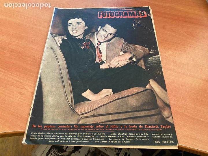 Coleccionismo de Revistas y Peri&oacute;dicos: FOTOGRAMAS N&ordm; 86 ELIZABETH TAYLOR 1950 (AB-7)
