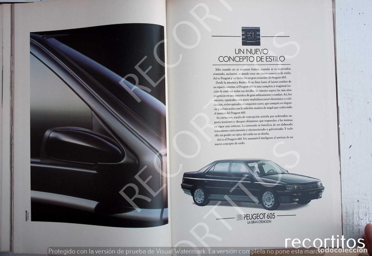 Coleccionismo de Revistas y Peri&oacute;dicos: PEUGEOT 605 ANUNCIO PUBLICIDAD