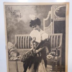 Coleccionismo de Revistas y Periódicos: REVISTA NUEVO MUNDO. 1911. MATILDE LERMA. MUERTE JOAQUIN COSTA. BAYONA ALICANTE CASA CAMPO MADRID