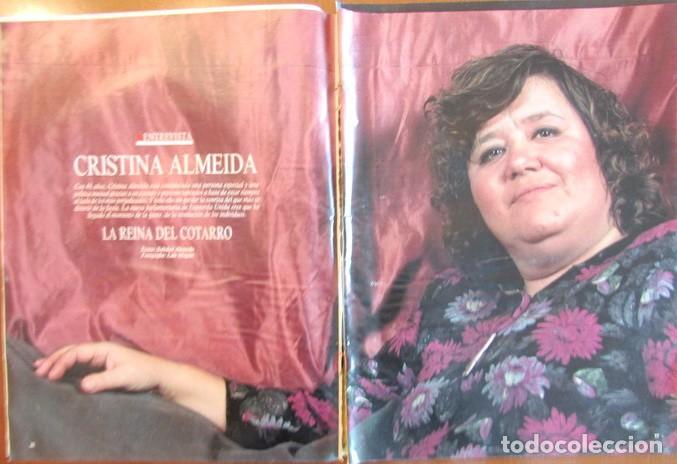 Coleccionismo de Revistas y Peri&oacute;dicos: RECORTE REVISTA EL PA&Iacute;S SEMANAL 670 1990 CRISTINA ALMEIDA 5 P&Aacute;GS