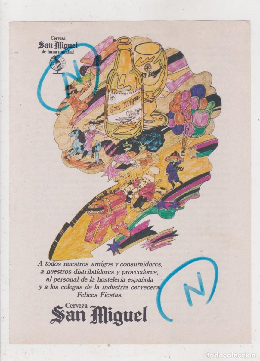 Coleccionismo de Revistas y Peri&oacute;dicos: PUBLICIDAD 1973. ANUNCIO CERVEZA SAN MIGUEL