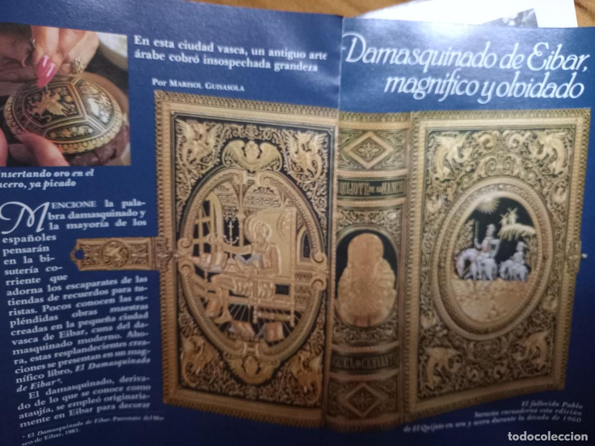 Coleccionismo de Revistas y Peri&oacute;dicos: DAMASQUINADO DE EIBAR, MAGNIFICO Y OLVIDADO. 6 PAGINAS. EXTRA&Iacute;DO DE SDR 1983