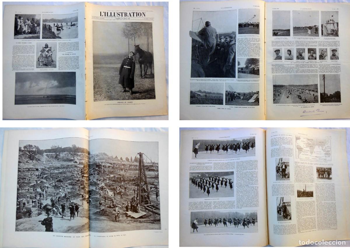 Colecionismo de Revistas e Jornais: ANTIGUO PERI&Oacute;DICO FRANC&Eacute;S: L&acute;ILLUSTRATION. SAMEDI 13 AOUT 1910. N&ordm; 3520. Circuit de l'Est.