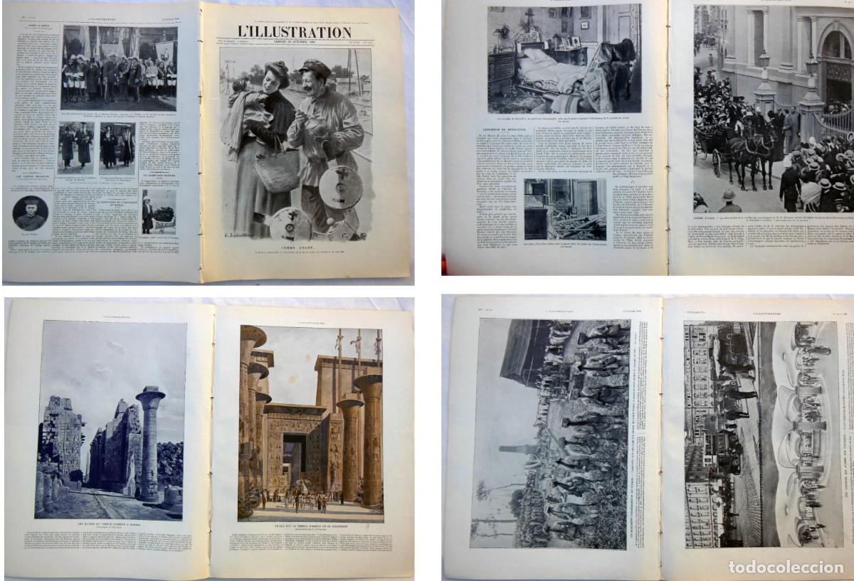 Coleccionismo de revistas y peri&oacute;dicos: ANTIGUO PERI&Oacute;DICO FRANC&Eacute;S:L&acute;ILLUSTRATION.SAMEDI 22 OCTOBRE 1910. N&ordm;3530.Les ruines du temple d&acute;Ammon