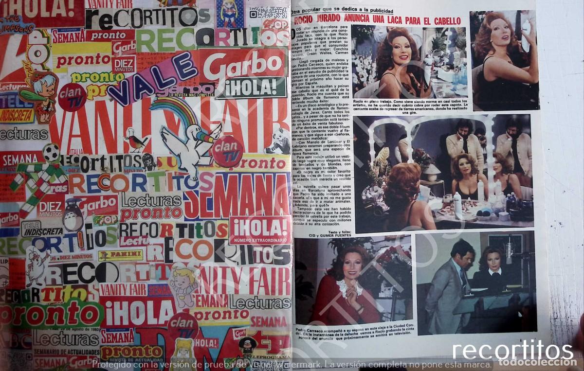 Coleccionismo de Revistas y Peri&oacute;dicos: rocio jurado anuncio de laca