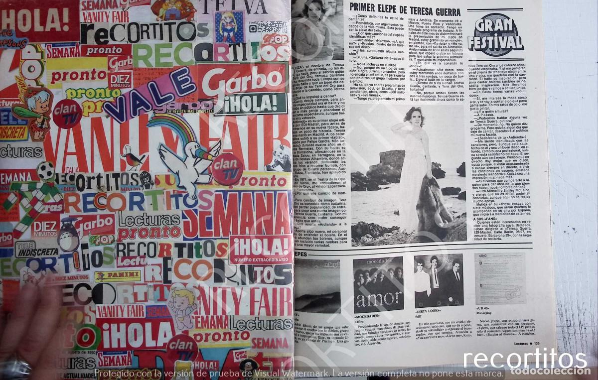 Coleccionismo de Revistas y Peri&oacute;dicos: mocedades ub 40 dirty looks teresa guerra