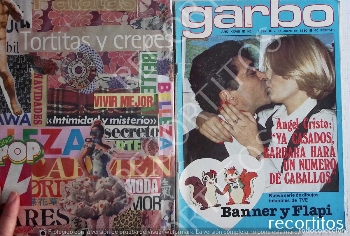Coleccionismo de revistas y peri&oacute;dicos: portada y reportaje de barbara rey angel cristo banner y flapi flappy
