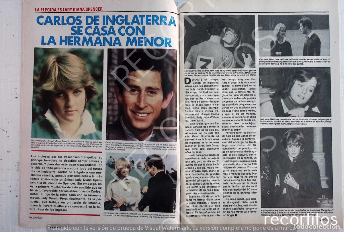 Coleccionismo de revistas y peri&oacute;dicos: LADY DI DIANA DE GALES