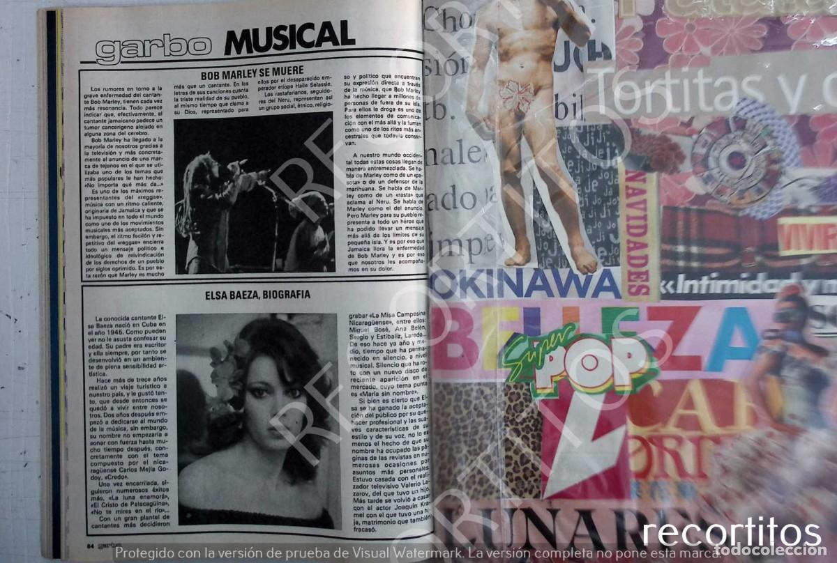 Coleccionismo de Revistas y Peri&oacute;dicos: bob marley elsa baeza