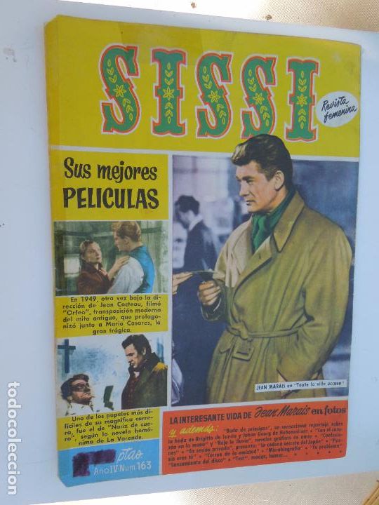 Sammeln von Zeitschriften und Zeitungen: SISSI , REVISTA FEMENINA N&ordm; 163 - BRUGUERA 1960- LA INTERESANTE VIDA JEAN MARAIS