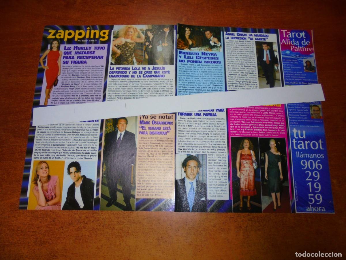 Colecionismo de Revistas e Jornais: CLIPPING 2002: &Aacute;NGEL CRISTO. BUSTAMANTE. LOLITA. E. NEYRA. GISELA. &Aacute;LEZ UBAGO. V&Iacute;CTOR SANDOVAL.