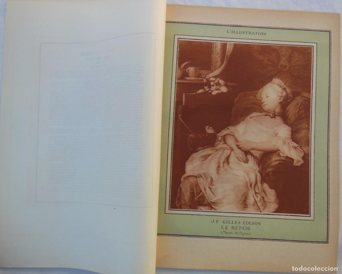 Coleccionismo de revistas y peri&oacute;dicos: REPRODUCCI&Oacute;N DEL CUADRO DE J.F. GILLES COLSON &rdquo;LE REPOS&rdquo; PUBLICADO EN EL PERI&Oacute;DICO L&acute;ILLUSTRATION.
