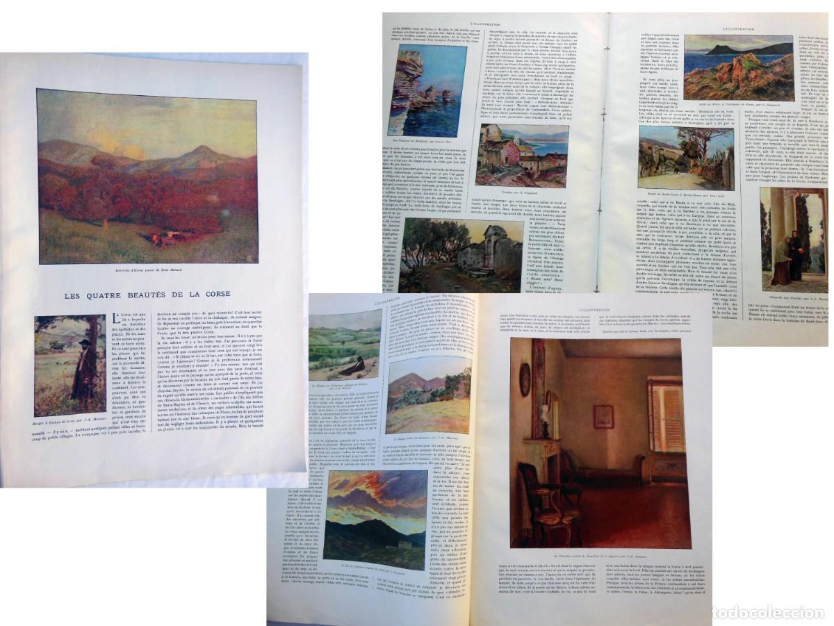 Coleccionismo de revistas y peri&oacute;dicos: LES QUATRE BEAUT&Eacute;S DE LA CORSE,REN&Eacute; BAZIN(CON ILUSTRACIONES DE REN&Eacute; M&Eacute;NARD, J.A. MUENIER, LUCIEN...)