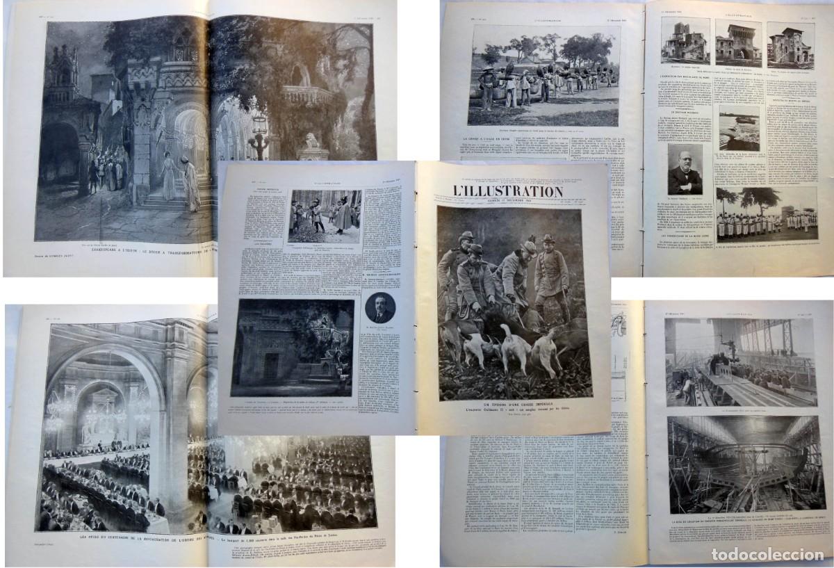 Coleccionismo de revistas y peri&oacute;dicos: ANTIGUO PERI&Oacute;DICO FRANC&Eacute;S:L&acute;ILLUSTRATION.SAMEDI 17 D&Eacute;CEMBRE 1910.N3538.Paul Renouard, L. Sabattier.