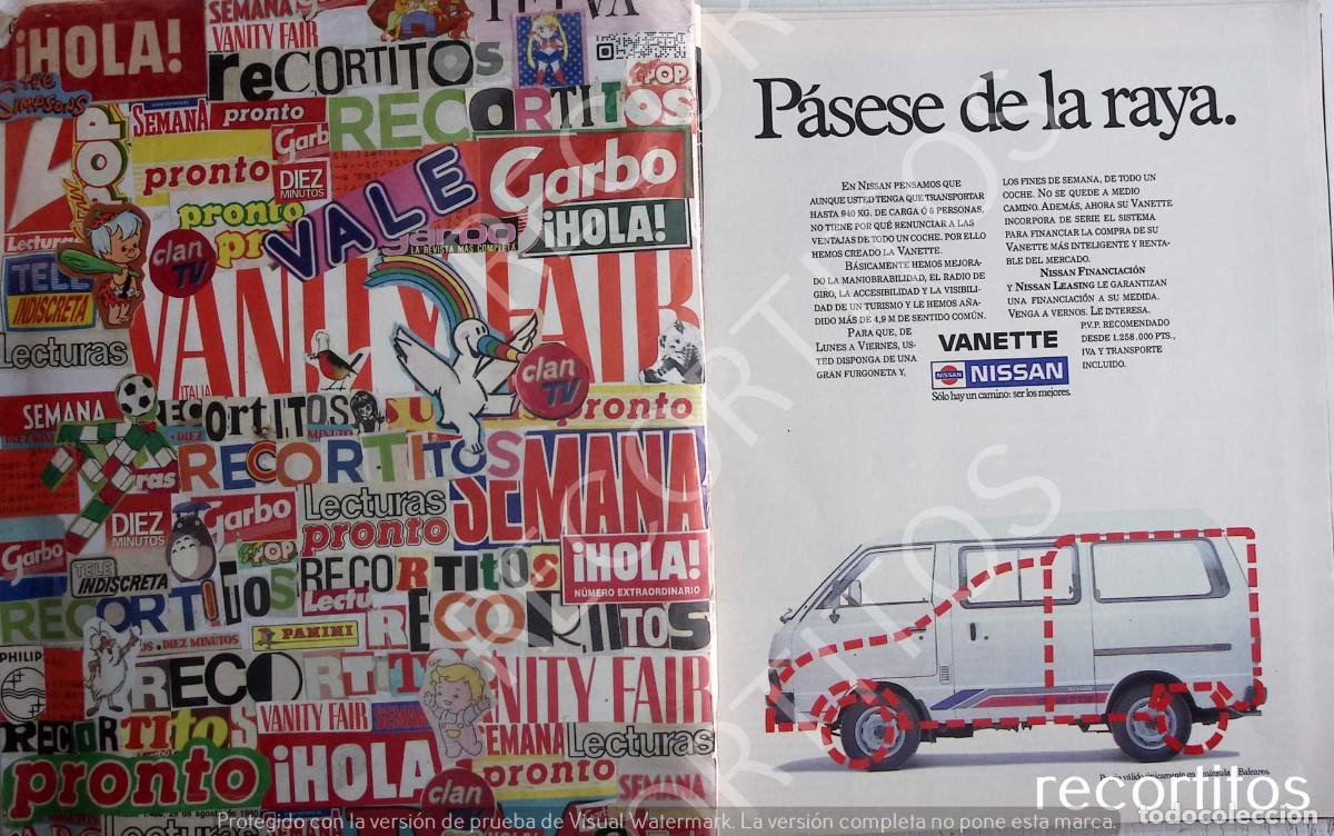 Coleccionismo de Revistas y Peri&oacute;dicos: vanette nissan furgoneta anuncio publicidad