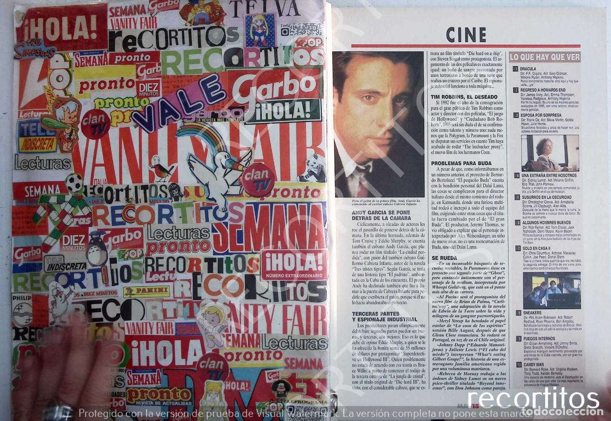 Collectionnisme de Revues et Journaux: andy garcia