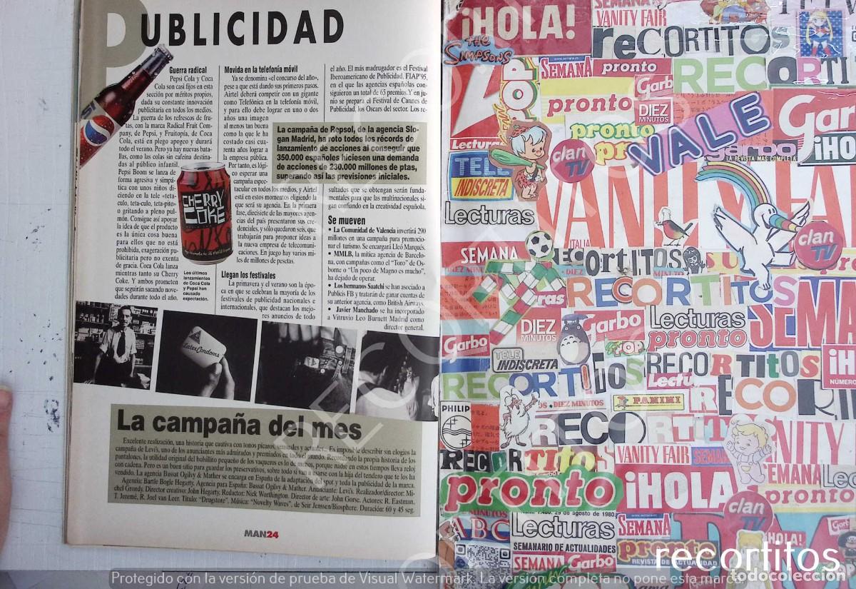 Coleccionismo de revistas y peri&oacute;dicos: cherry coke coca cola pepsi