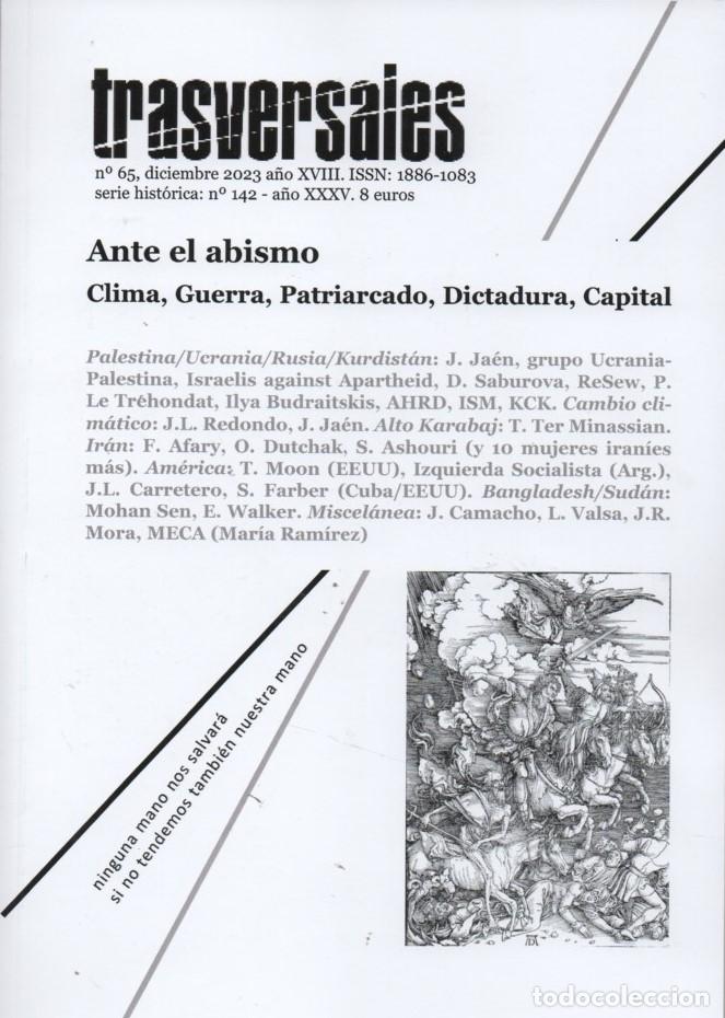 Collection Magazines and Newspapers: Trasversales n&ordm; 65. 2023. Ante el abismo. Clima, guerra, patriarcado, dictadura, capital...