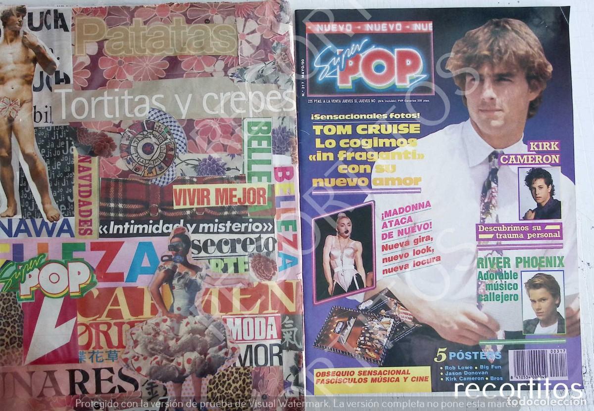 Coleccionismo de Revistas y Peri&oacute;dicos: RECORTE PORTADA TOM CRUISE MADONNA