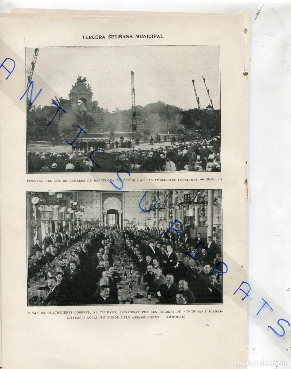 Coleccionismo de Revistas y Peri&oacute;dicos: REVISTA ANY 1917 CAIXA DE SABADELL SE&Ntilde;OR PANDOLFO DE VIVES BOMBERS DE BARCELONA ORFEO HOSTALRIC