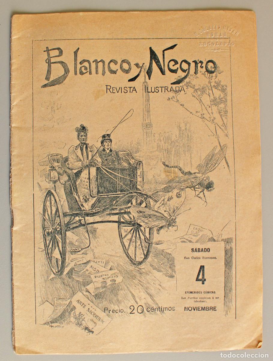 Coleccionismo de Revistas y Peri&oacute;dicos: Revista ilustrada BLANCO Y NEGRO. Madrid, 4 noviembre 1893. N&uacute;m. 131