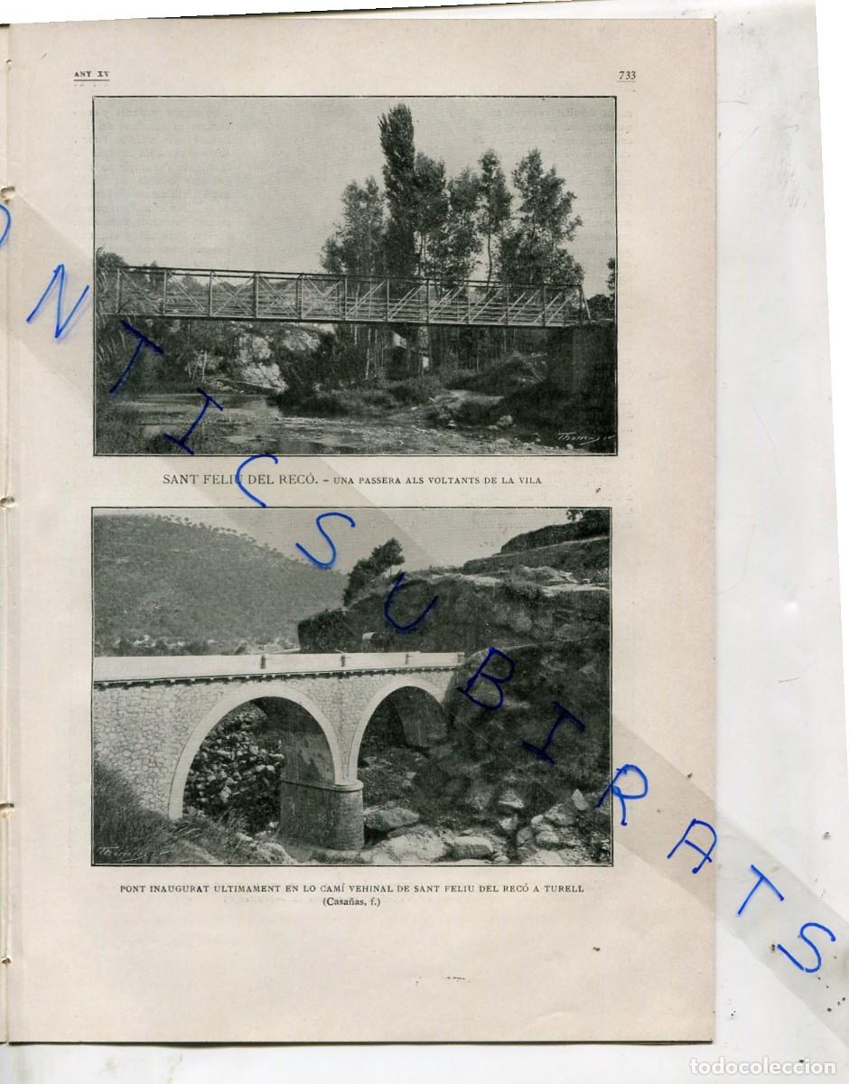 Coleccionismo de revistas y peri&oacute;dicos: REVISTA ANY 1917 SANT FELIU DEL RACO CASTELLAR DEL VALLES ESCULTOR MARTORELL DE TARRAGONA