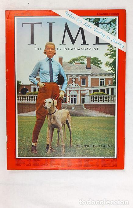 Collectionnisme de Revues et Journaux: What It&rsquo;s Like Today in Society. Mrs. Winston Guest. Time July 20, 1962
