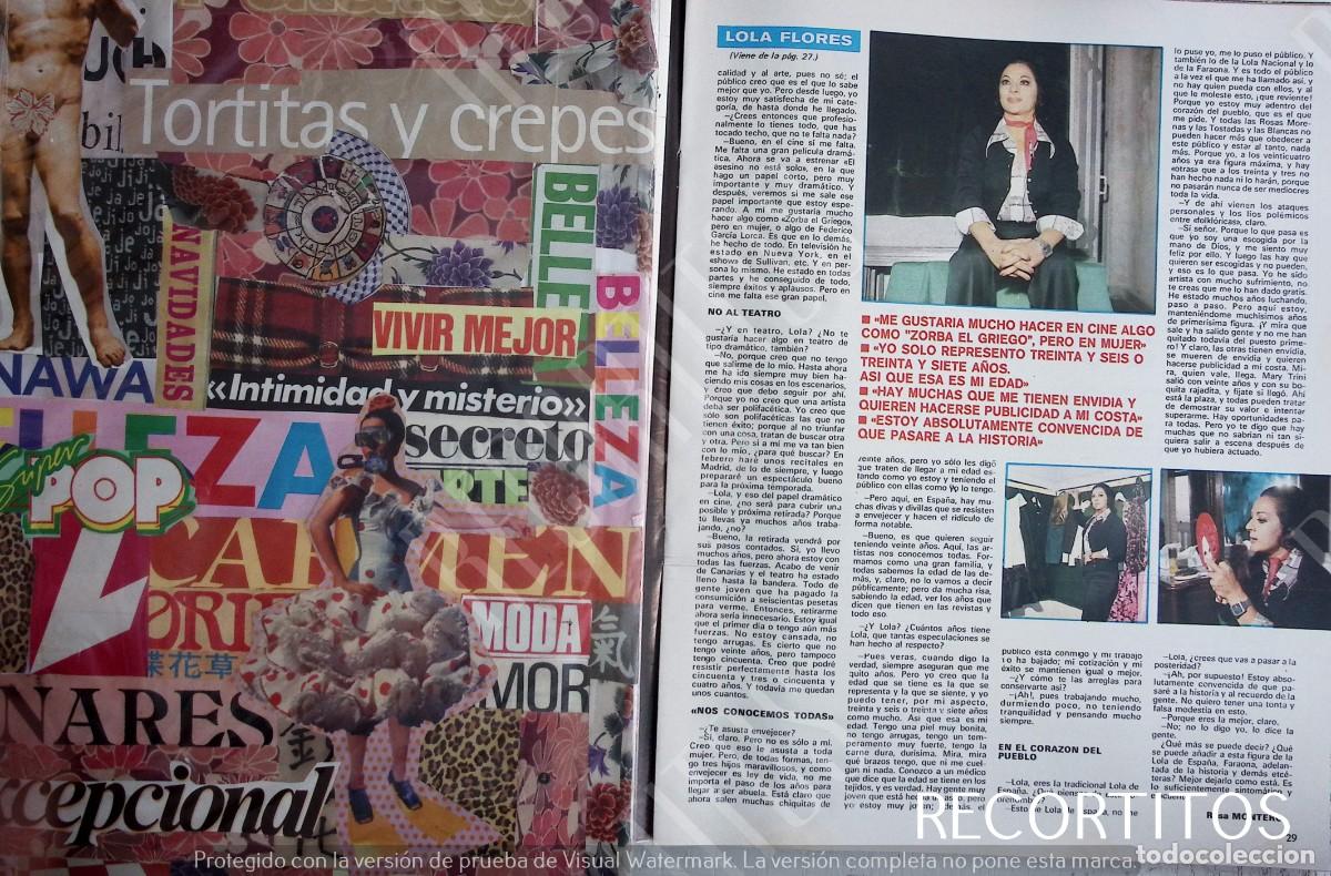 Coleccionismo de revistas y peri&oacute;dicos: LOLA FLORES