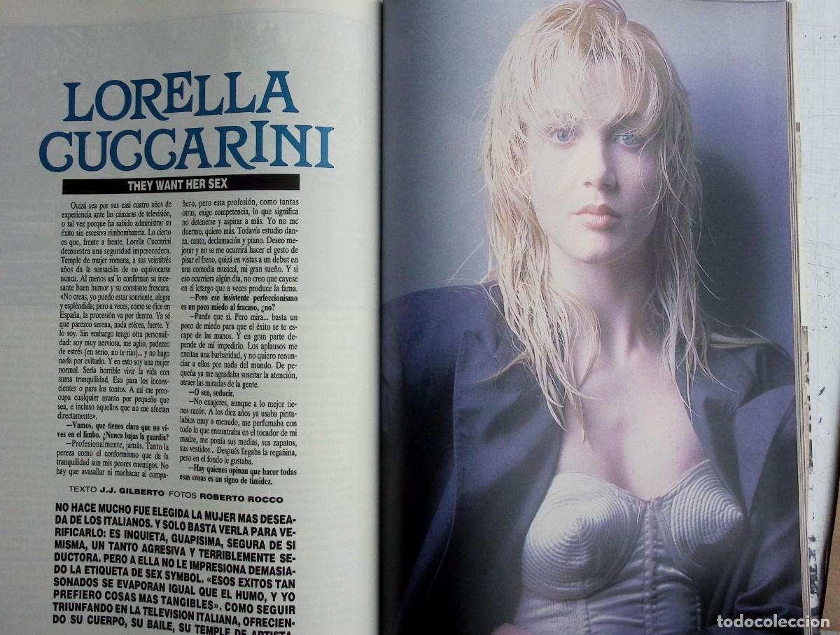 Coleccionismo de Revistas y Peri&oacute;dicos: LORELLA CUCCARINI MADONNA ITALIANA