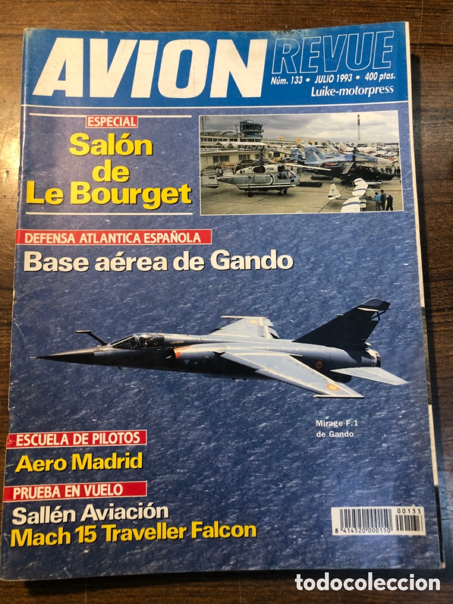 Collection Magazines and Newspapers: AVI&Oacute;N REVUE. N 133. Julio 1993.