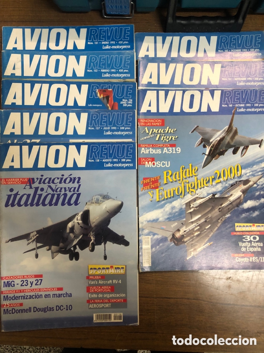 Collection Magazines and Newspapers: AVI&Oacute;N REVUE. N 151. 152. 156. 157. 158. 160. 161. 162. A&ntilde;o 1995