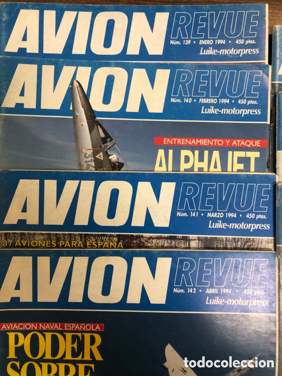Collection Magazines and Newspapers: LOTE. AVI&Oacute;N REVUE. N 139. 140. 141. 142. 145. 146. 147. 148. 149.159. A&ntilde;o 1994.