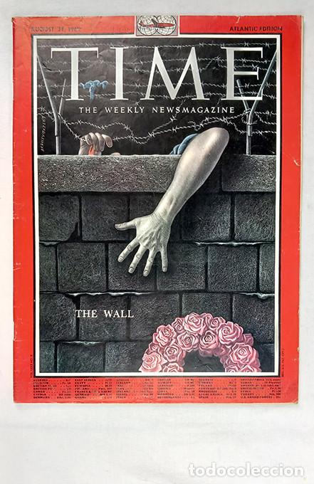 Coleccionismo de revistas y peri&oacute;dicos: The Wall_ Berlin. Time August 31, 1962