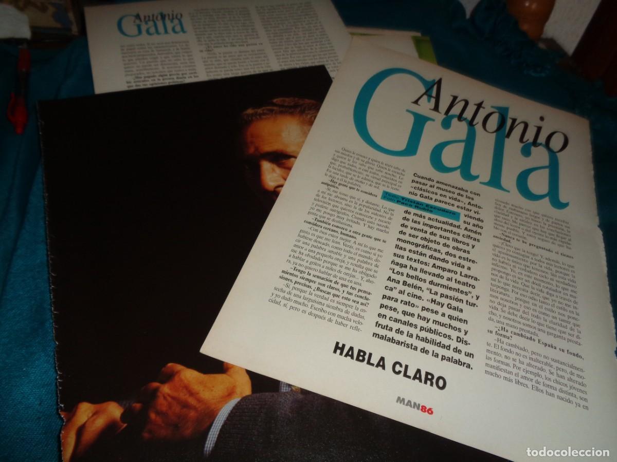 Coleccionismo de Revistas y Peri&oacute;dicos: RECORTE : ENTREVISTA A ANTONIO GALA. MAN, DICMBRE 1994