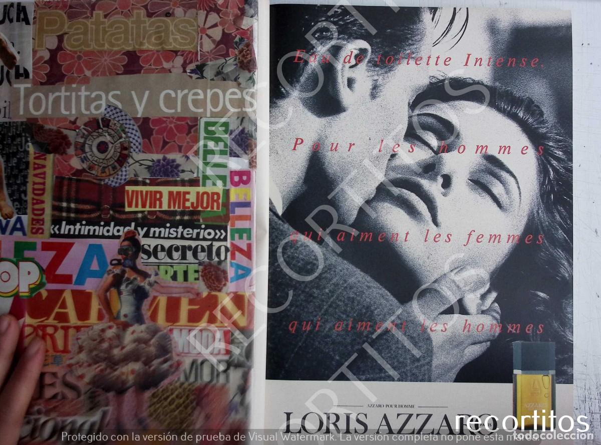 Collezionismo di Riviste e Giornali: LORIS AZZARO FRAGANCIA ANUNCIO PUBLICIDAD